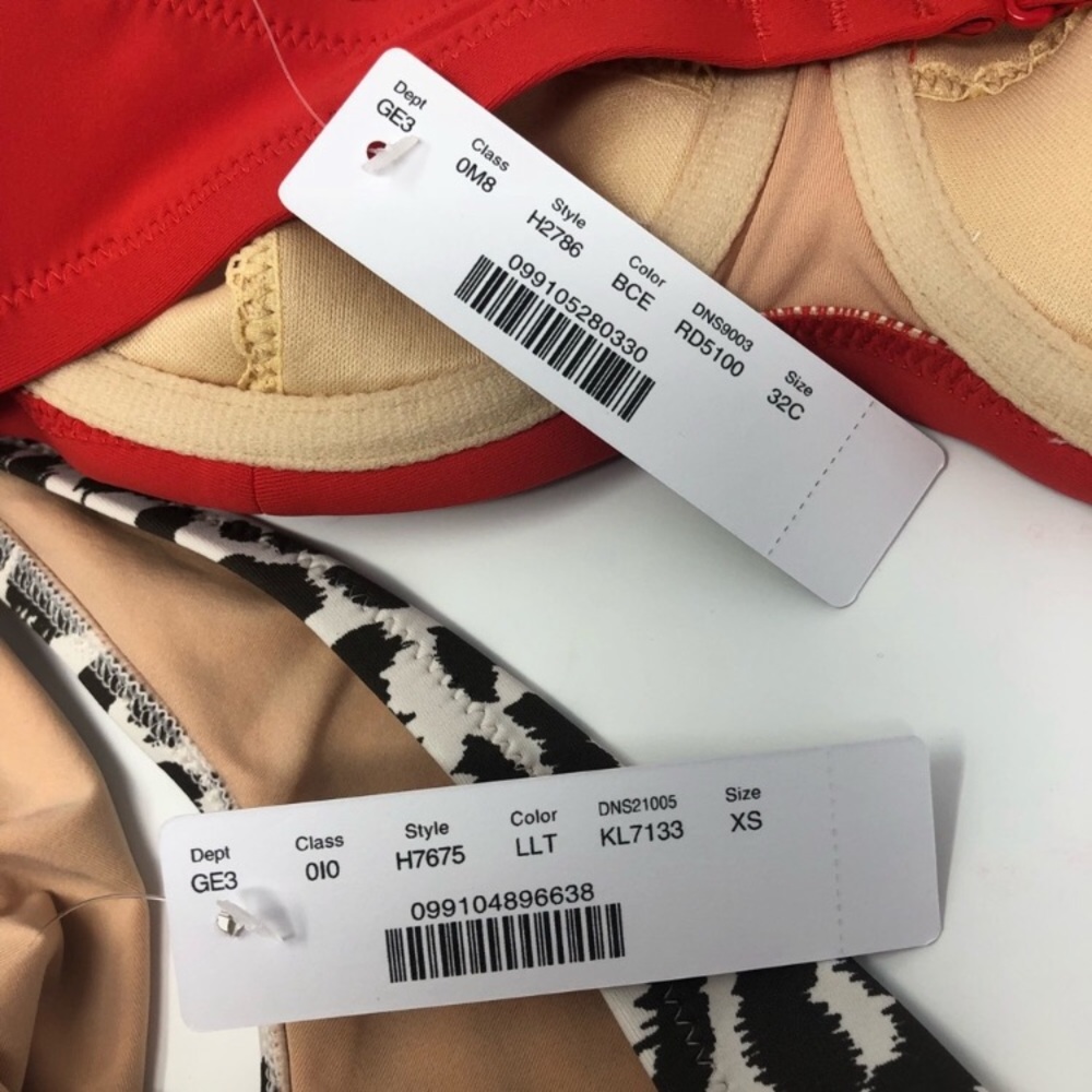 J. Crew Ruffle Underwire Surf Hipster Bikini Size 32A/XS Leopard NWT - Picture 7 of 7